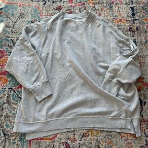 aerie oversized crewneck sweatshirt